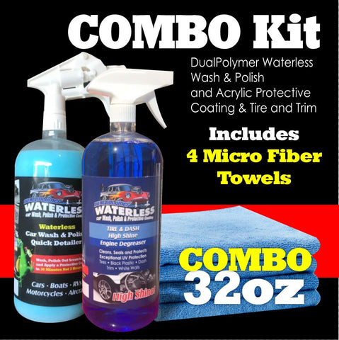 COMBO DualPolymer Detailer and Tire and Trim 32oz Units